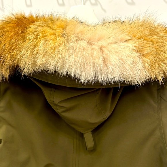 Canada Goose Logo Patch Hooded Parka Coat - Picture 4 of 4
